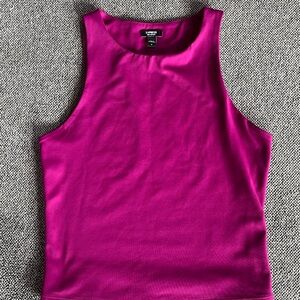 Express Fuchsia Body Contour Tank Top